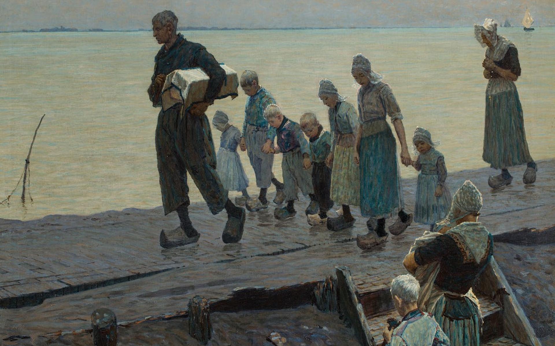 Jan Brokken schreef een boek over Volendam als dorp voor schilders en